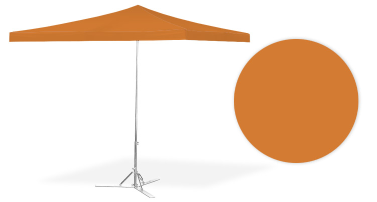 Parasole handlowe i ogrodowe KRIMAX – kolor:orange