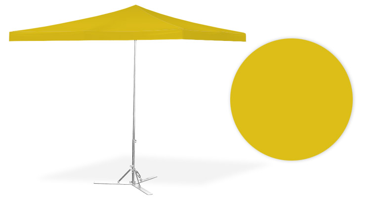 Parasole handlowe i ogrodowe KRIMAX – kolor:yellow